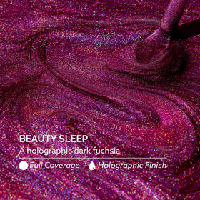 Dazzle Dry close-up holographic shimmer revealing multidimensional shine