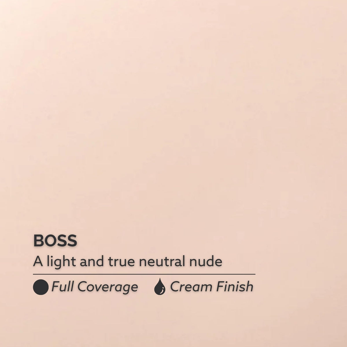Dazzle Dry Boss bottle close-up label showing clear product information benefit