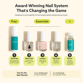 Dazzle Dry close-up of remover liquid drop highlighting smooth texture and nourishment
