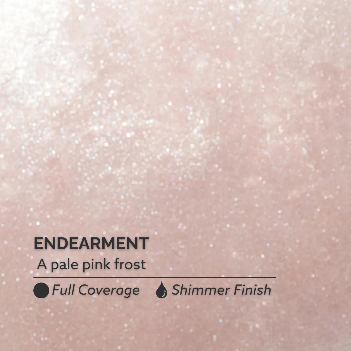 Dazzle Dry swatch on nails illustrating wearable shimmer and full coverage