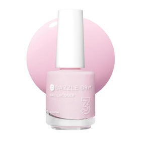 Dazzle Dry front view of bottle showing label and 0.5 fl oz, clear branding benefits