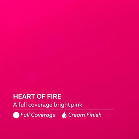 Dazzle Dry Heart of Fire cap and label close-up showing product details