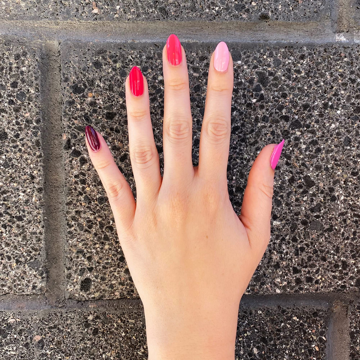 Dazzle Dry Heart Of Fire glossy finish reflecting salon-level shine