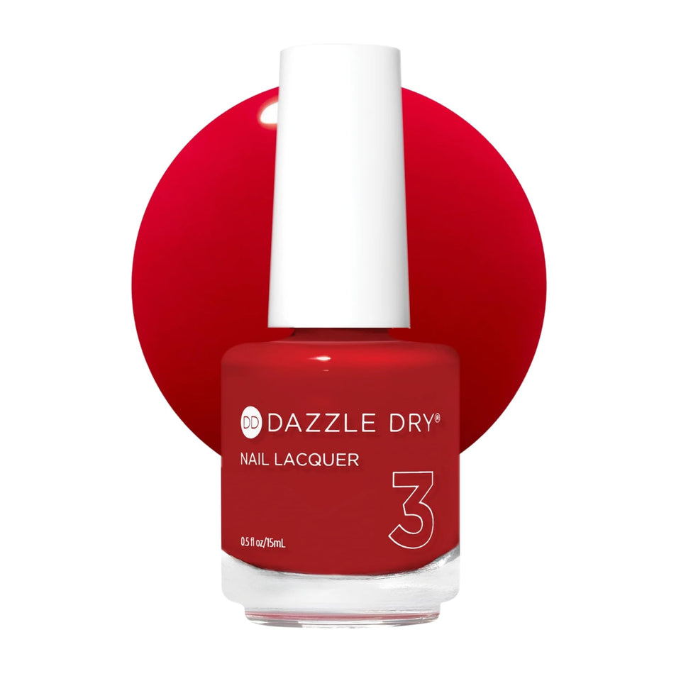 Dazzle Dry front bottle showing Lit color and brand for vibrant shine