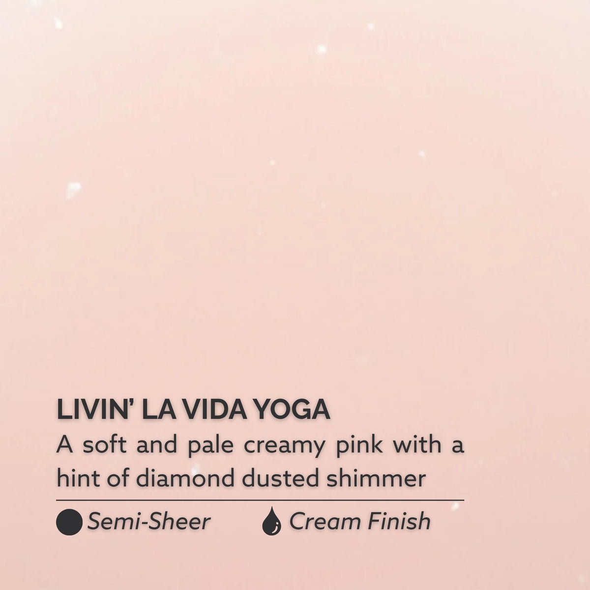 Nail wheel swatches of Dazzle Dry Livin' La Vida Yoga showing buildable semi-sheer coverage