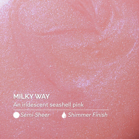 Dazzle Dry Milky Way bottle label closeup highlighting product name and volume