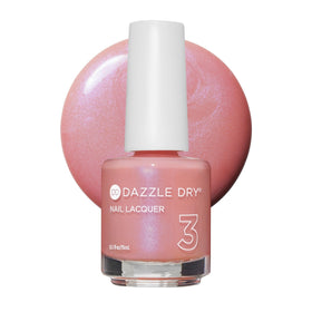 Dazzle Dry Milky Way front bottle showing pearlescent pink shade and fast-dry benefit