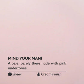 Dazzle Dry swatch on hand illustrating sheer coverage and natural look