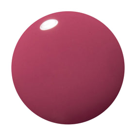 Dazzle Dry brush stroke from open bottle showing smooth berry-mauve lacquer application