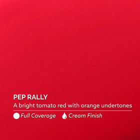 Dazzle Dry Pep Rally cap and label close-up highlighting brand and ingredients