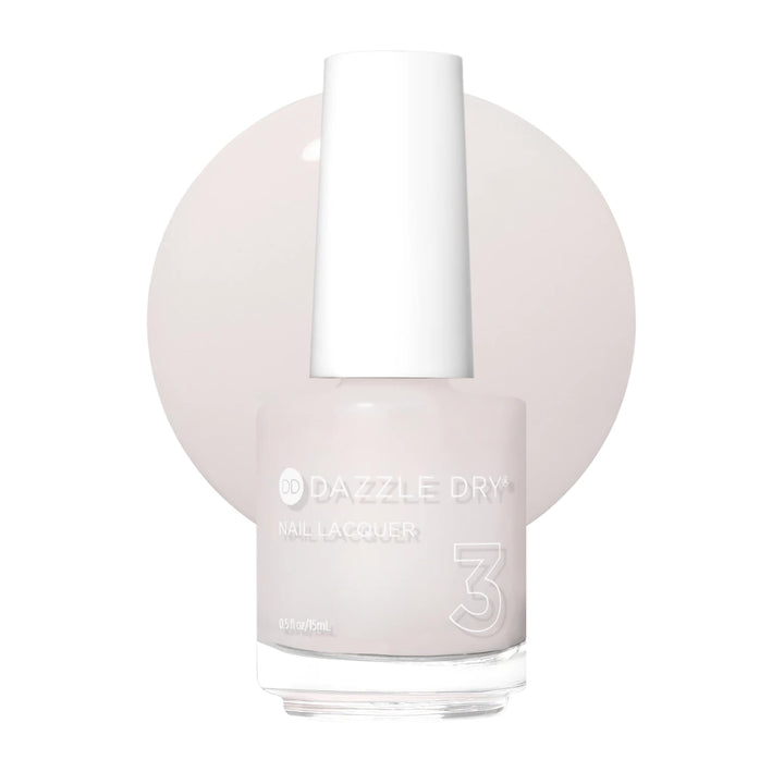 Dazzle Dry bottle front view showing Prima Ballerina delicate pink benefit: elegant base