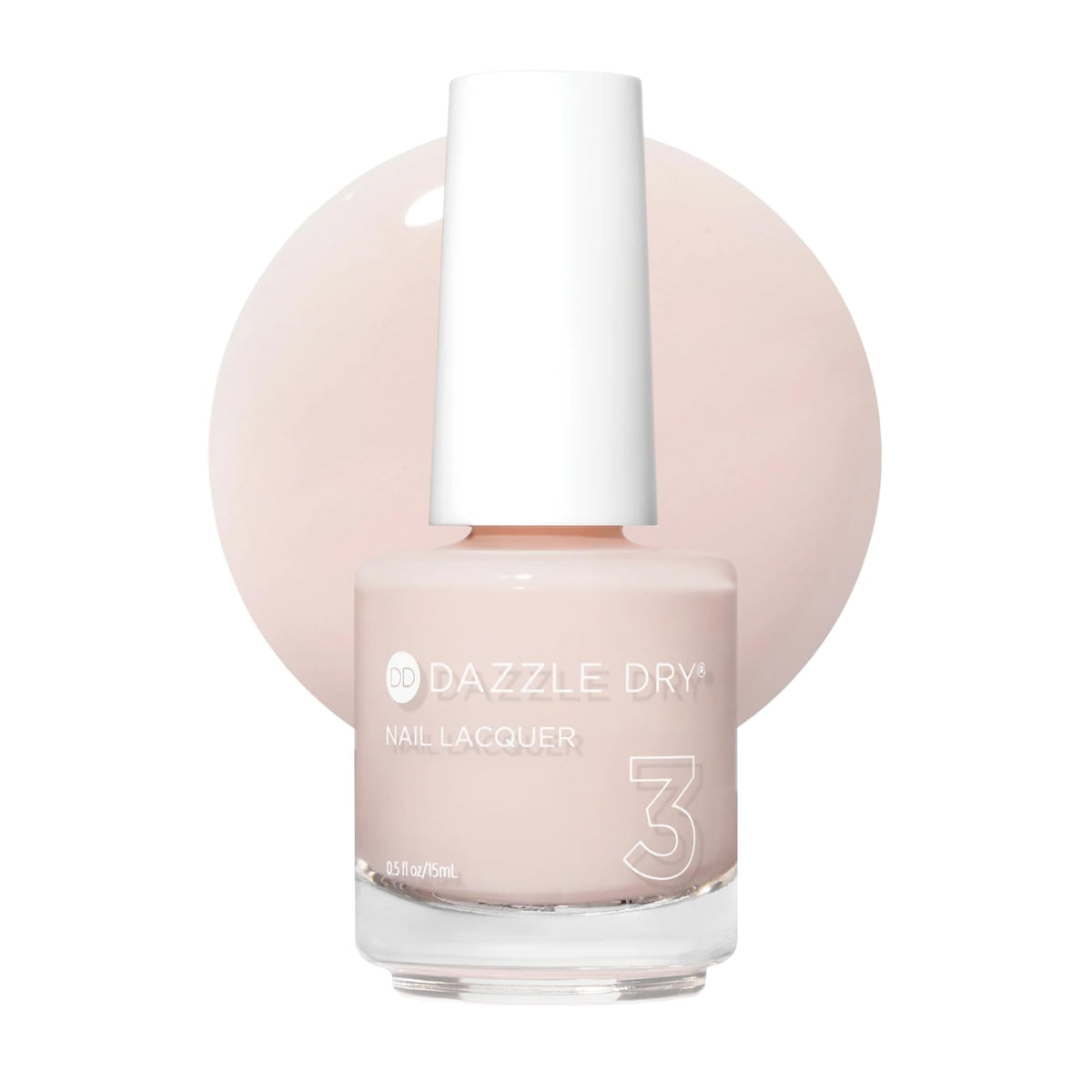Dazzle Dry front bottle showing Rose Quartz shade and quick-dry benefit