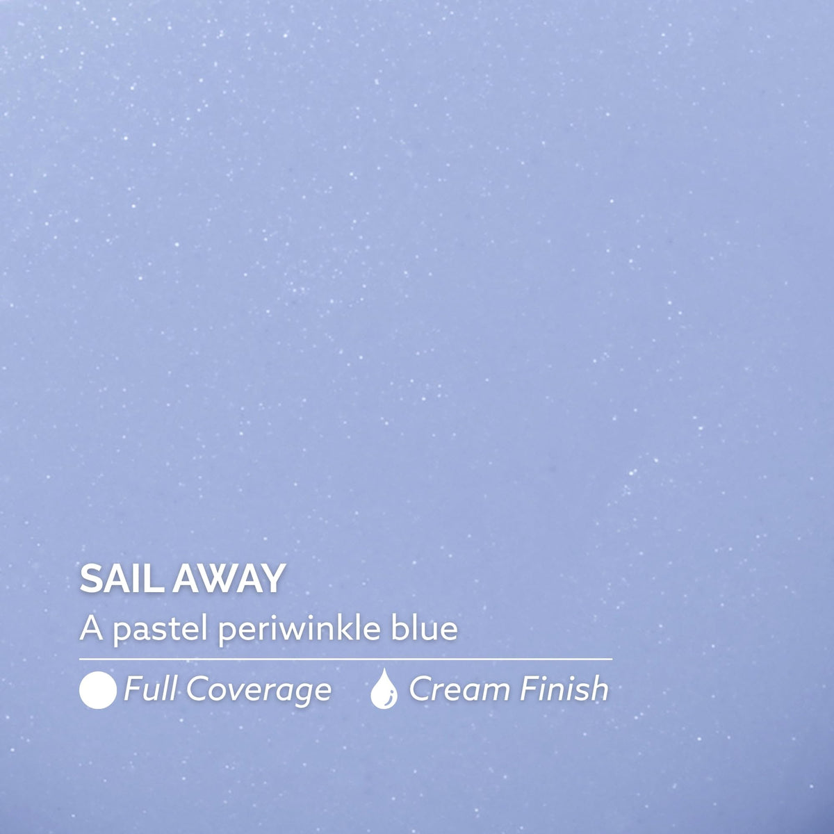 Dazzle Dry Sail Away swatch on fingernails showcasing salon-quality color and long-lasting wear