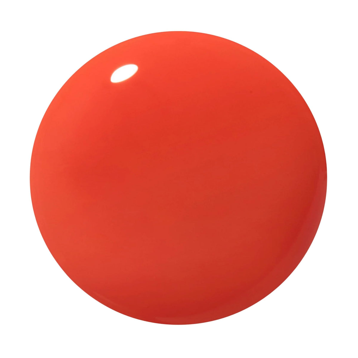 Dazzle Dry lacquer swatch Red Hot Chili on white showing true color