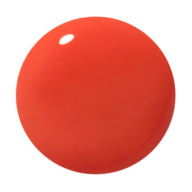 Dazzle Dry lacquer swatch Red Hot Chili on white showing true color