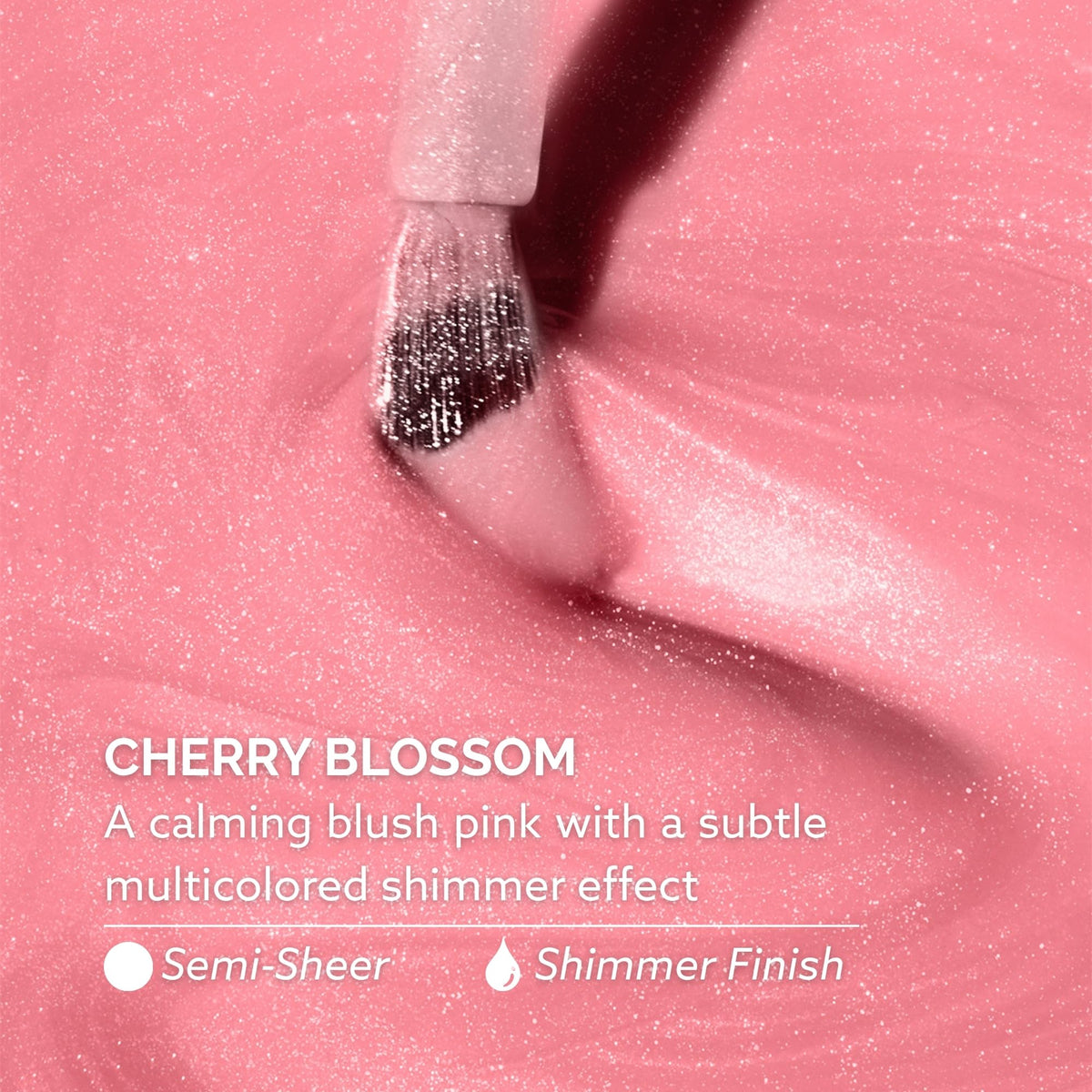 Dazzle Dry shimmer texture close-up highlighting multicolored sparkle benefit