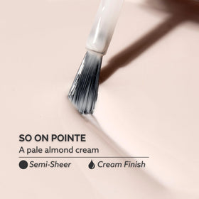 Dazzle Dry cap and label close-up highlighting brand and easy-grip brush for precise control