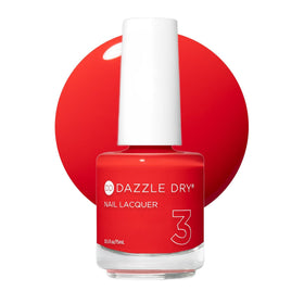 Dazzle Dry front bottle showing bright coral Spark for easy identification