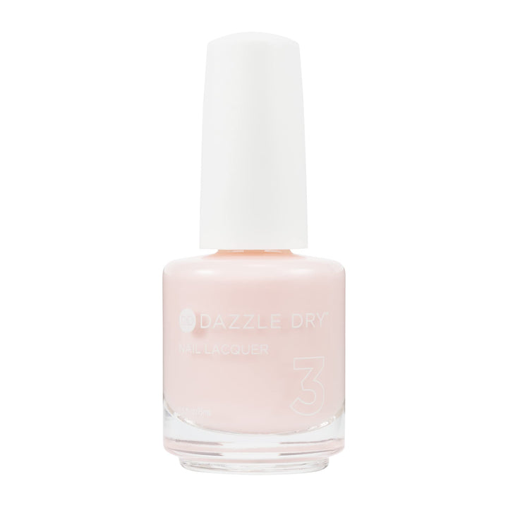 Dazzle Dry Truth front bottle showing pale pink shade and quick-dry finish