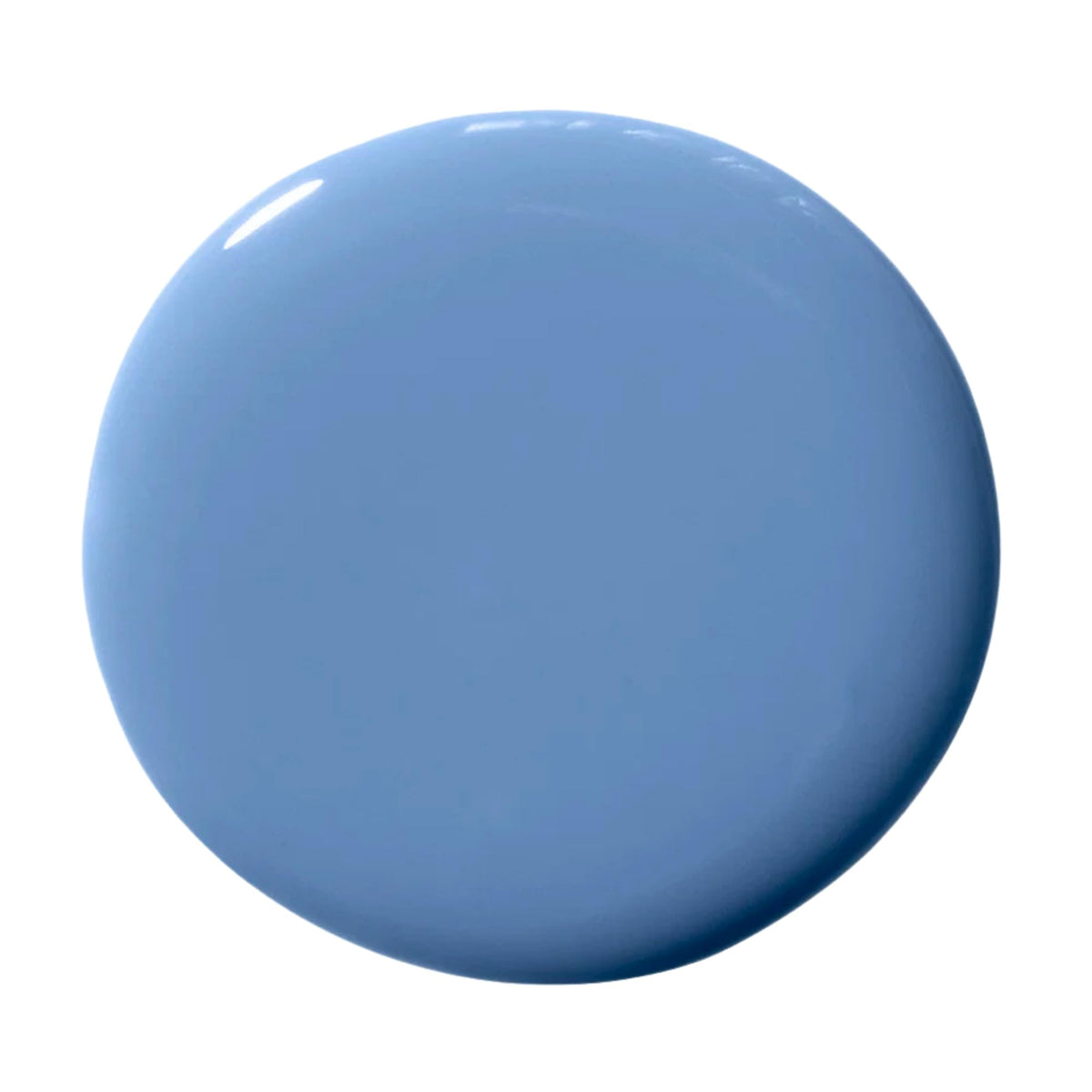 Dazzle Dry Varsity Blues lacquer bottle highlighting muted denim finish benefit