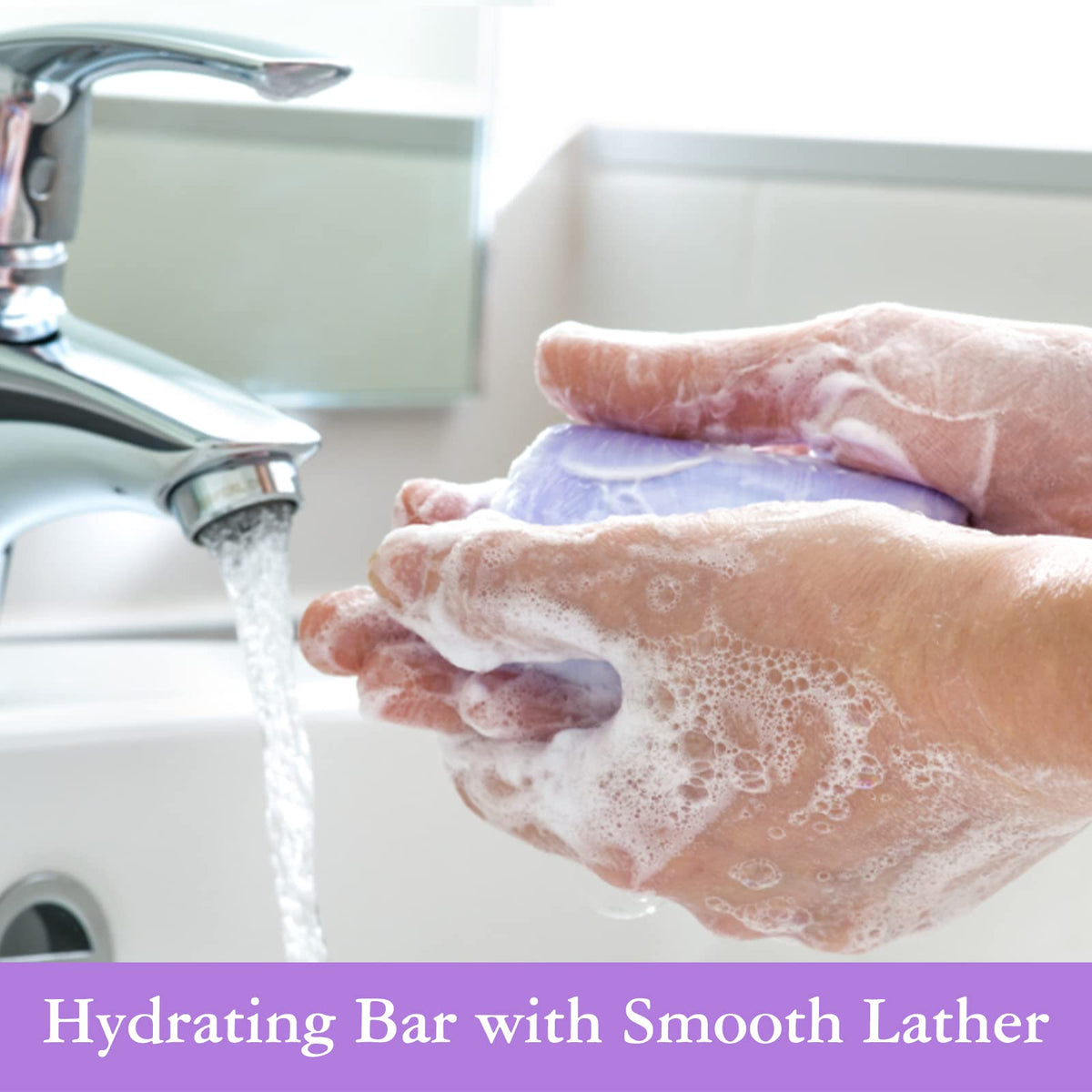 DBEAUTYM soap bar with included bubble net producing richer lather
