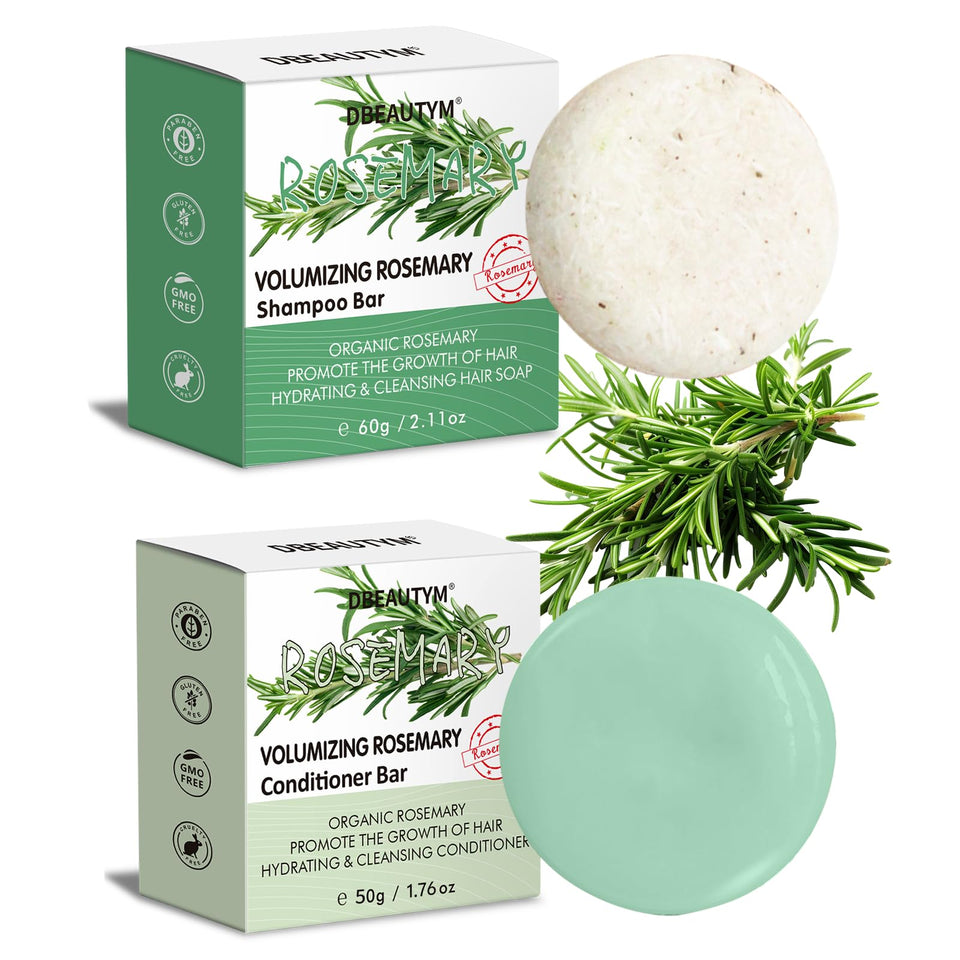 DBEAUTYM front packaging showing rosemary bar set and eco advantage