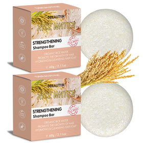 DBEAUTYM front packaging showing two shampoo bars and eco benefits