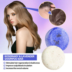 DBEAUTYM product label showing rosemary and lavender ingredients for scalp balance