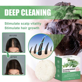 DBEAUTYM shampoo lather on scalp showing gentle cleansing benefit