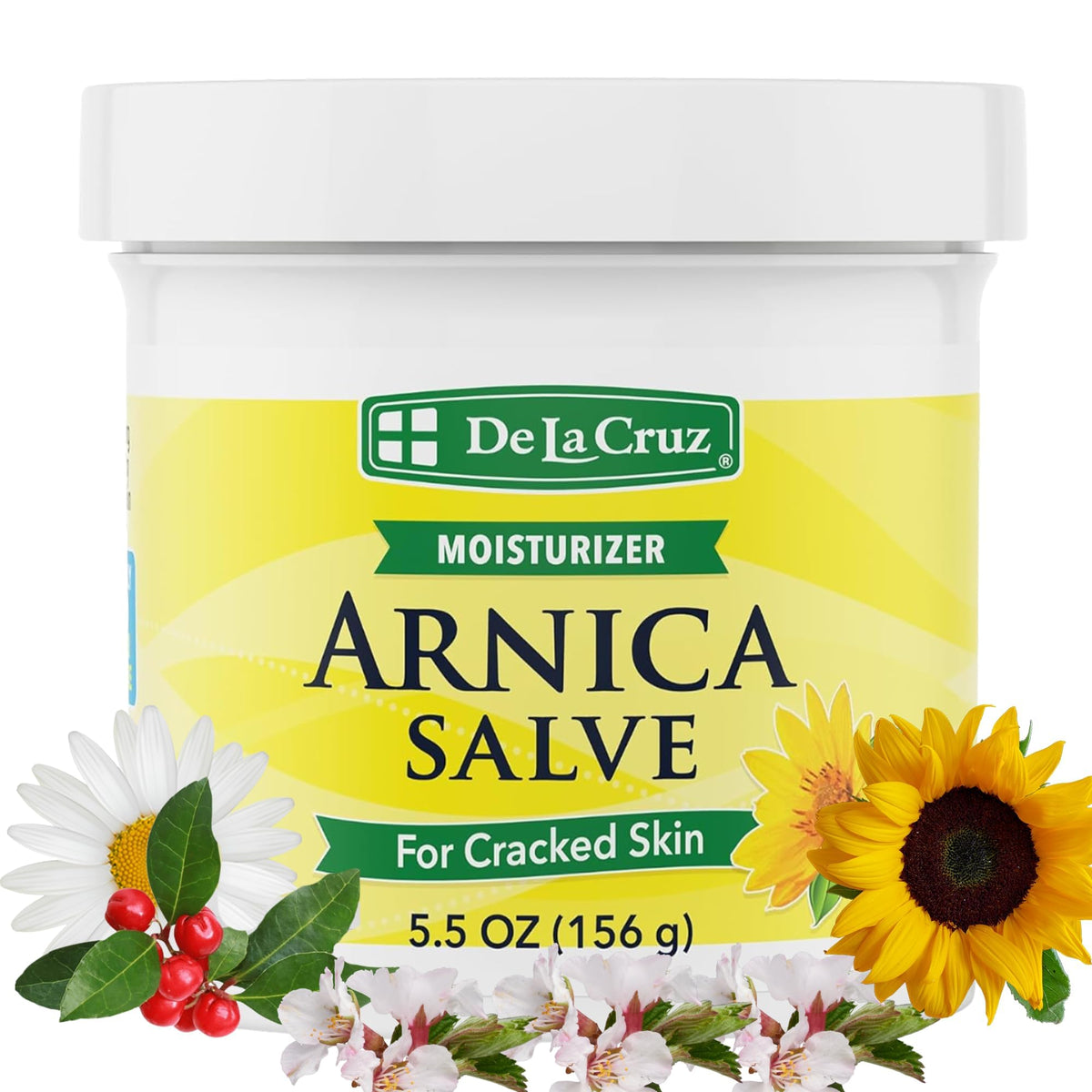 De La Cruz front jar view showing product for deep moisture