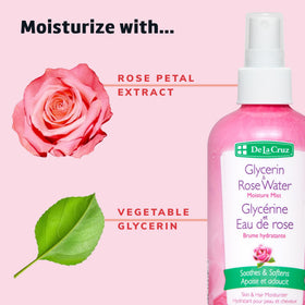 De La Cruz bottle held in hand demonstrating true 8 fl oz scale and portability