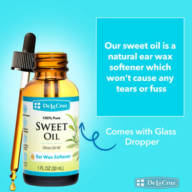 De La Cruz bottle and dropper tip detail for precise application