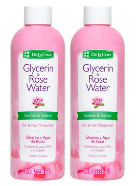 De La Cruz two-bottle front packaging showing product and benefits