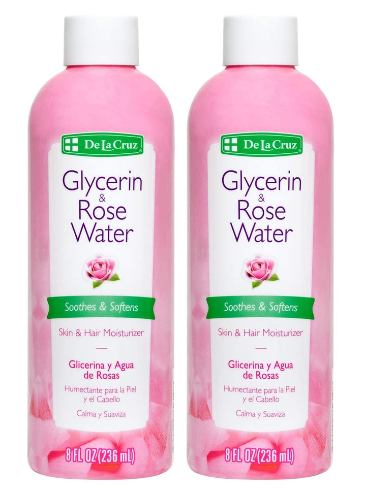 De La Cruz two-bottle front packaging showing product and benefits