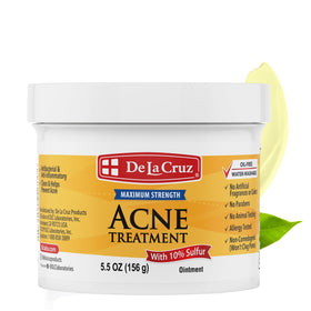 De La Cruz front packaging showing 5.5 oz jar and clear purpose