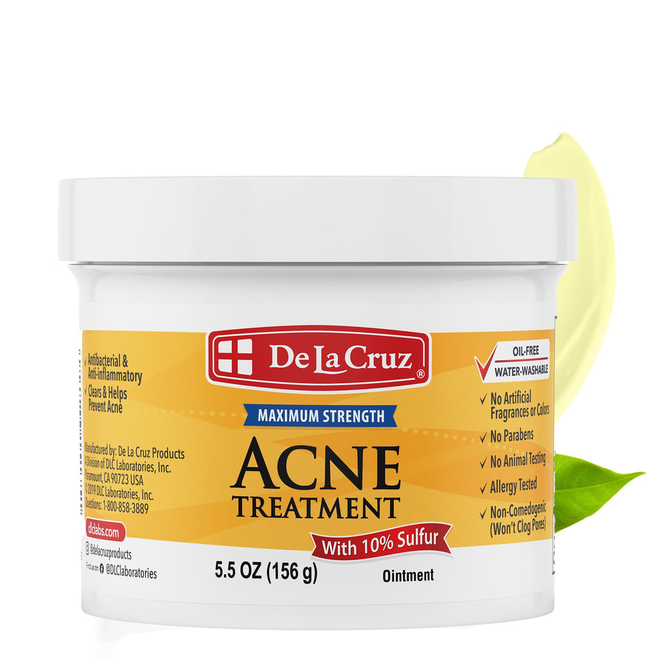 De La Cruz front packaging showing 5.5 oz jar and clear purpose