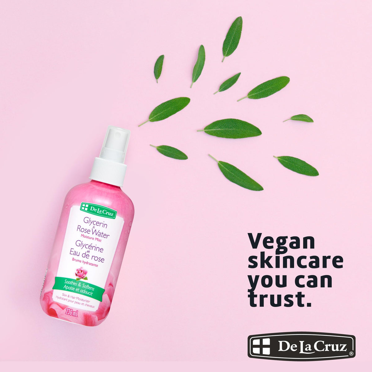 De La Cruz used on hair mid-lengths showing frizz control and softness