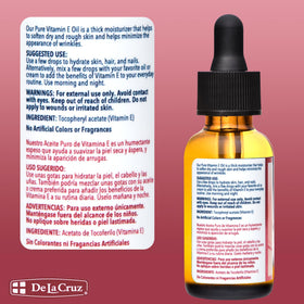 De La Cruz massaged into cuticles to hydrate nails and soften skin