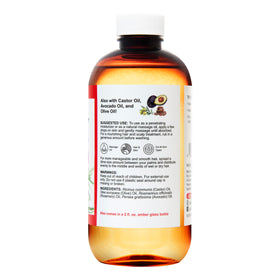 De La Cruz label close-up highlighting ingredients and usage benefits