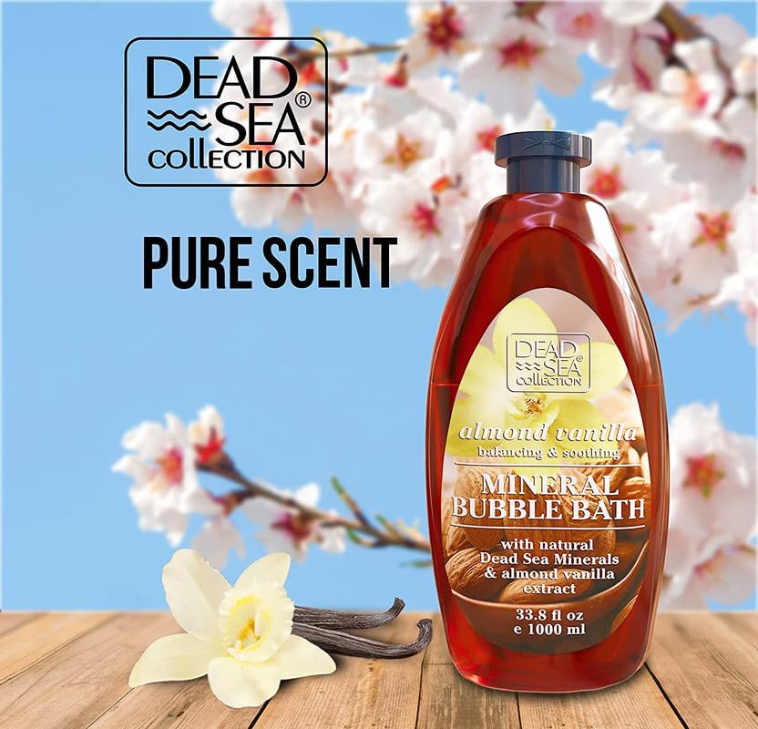 Dead Sea Collection back label showing ingredients and usage guidance
