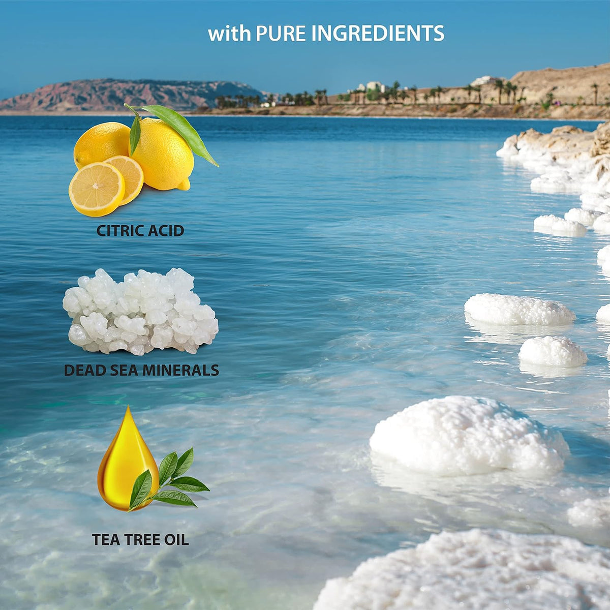 Dead Sea Collection bottles with pumps ready-to-use for convenience
