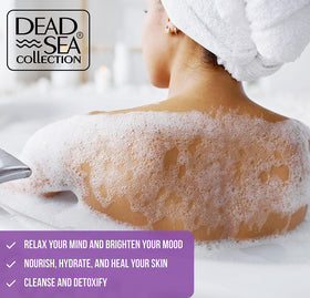 Dead Sea Collection detailed bubble texture highlighting mineral-rich formula
