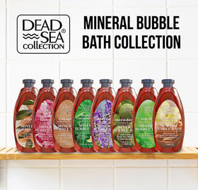 Dead Sea Collection cap and seal detail assuring freshness and secure closure