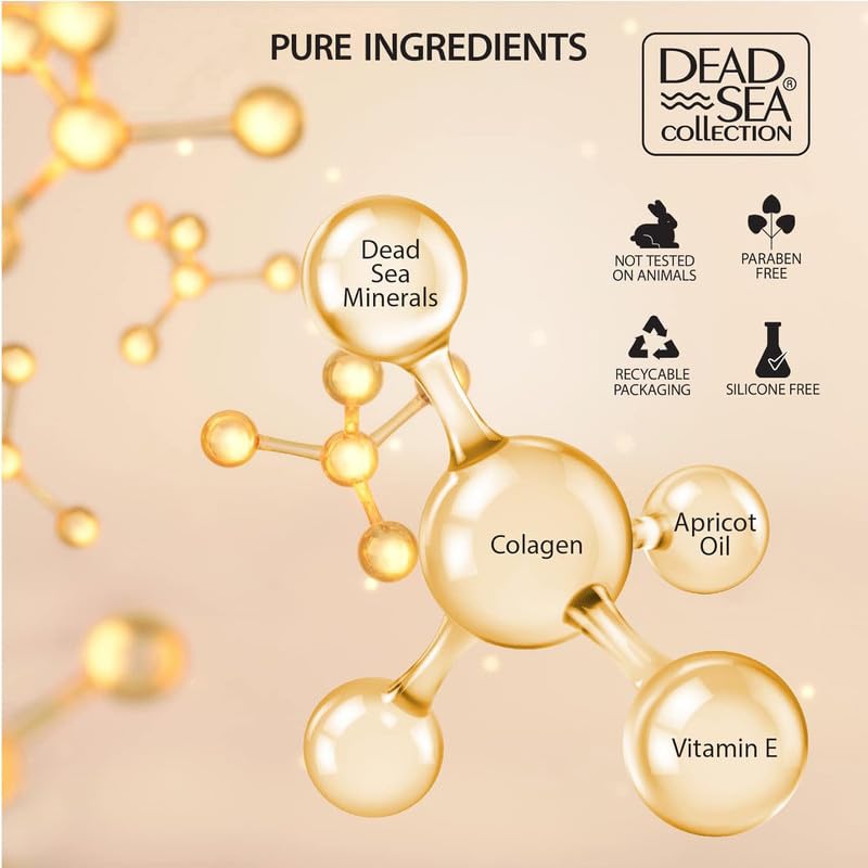 Dead Sea Collection close-up cream texture showing smooth, non-greasy hydration