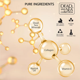 Dead Sea Collection open cream texture close-up showing smooth absorption benefit