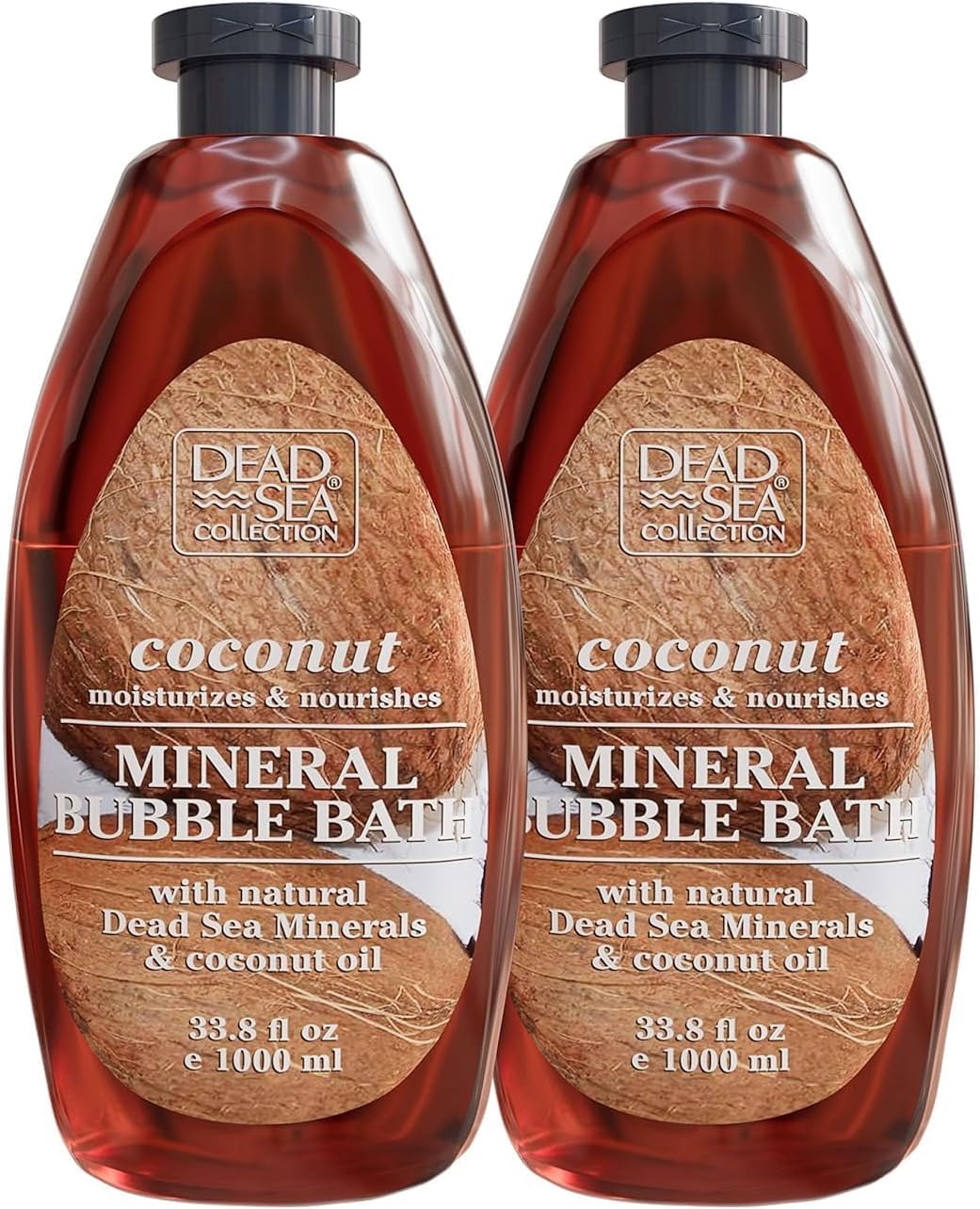 Dead Sea Collection front packaging showing twin bottles and brand for value