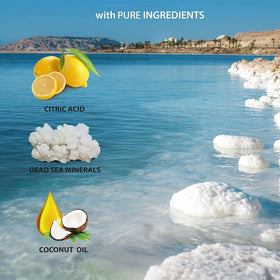 Dead Sea Collection in-shower use demonstrating gentle cleansing and comfort