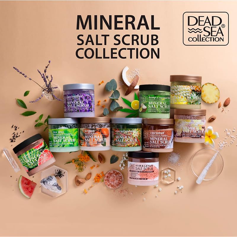Dead Sea Collection label and ingredients focus showing mineral and oil components