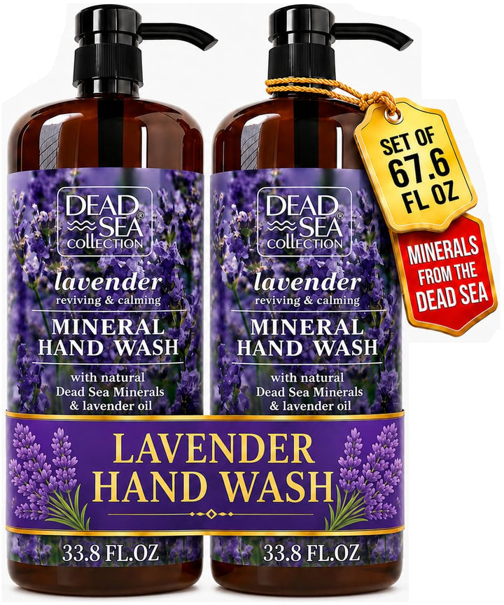 Dead Sea Collection front label showing lavender scent and volume benefit