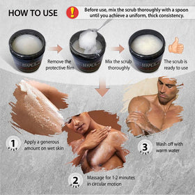 Dead Sea Collection used on heel showing smoother, softened feet